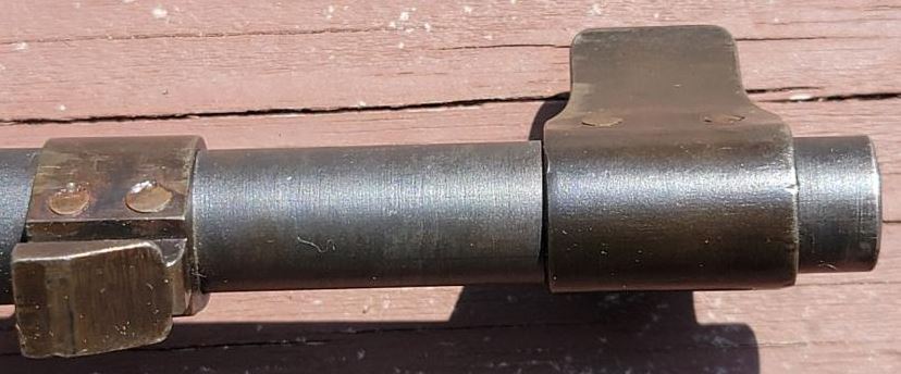 Side view of bubba's front sight and bayonet lug installation.JPG