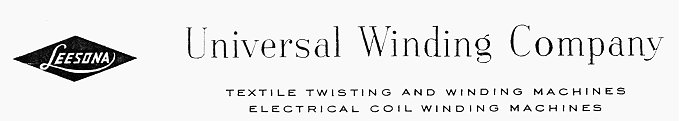 Universal Windings letterhead
